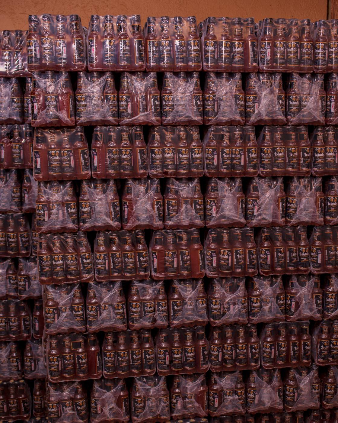 Packed Isimbi stock held in the finished goods warehouse